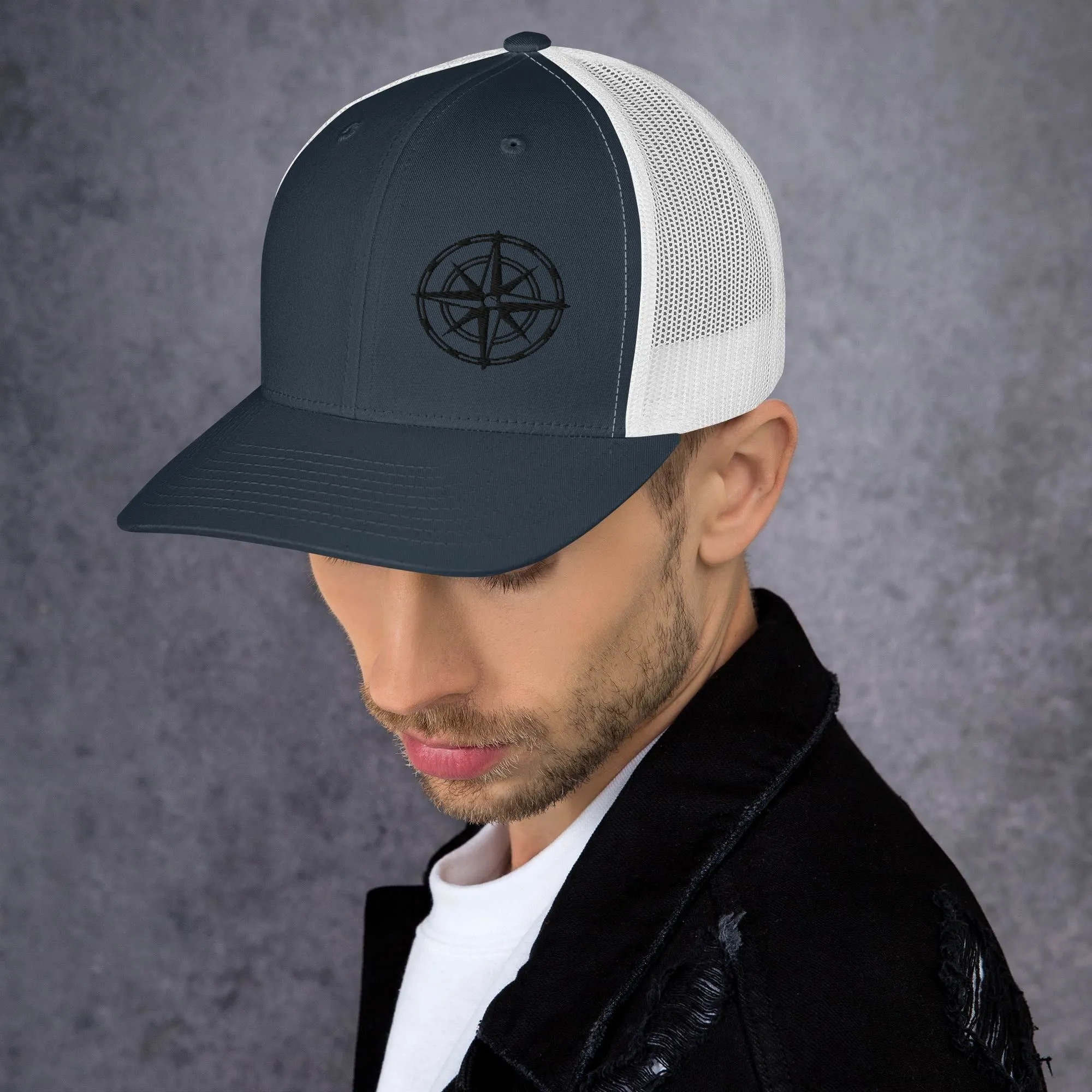 Compass Trucker Cap (Dark Detail)