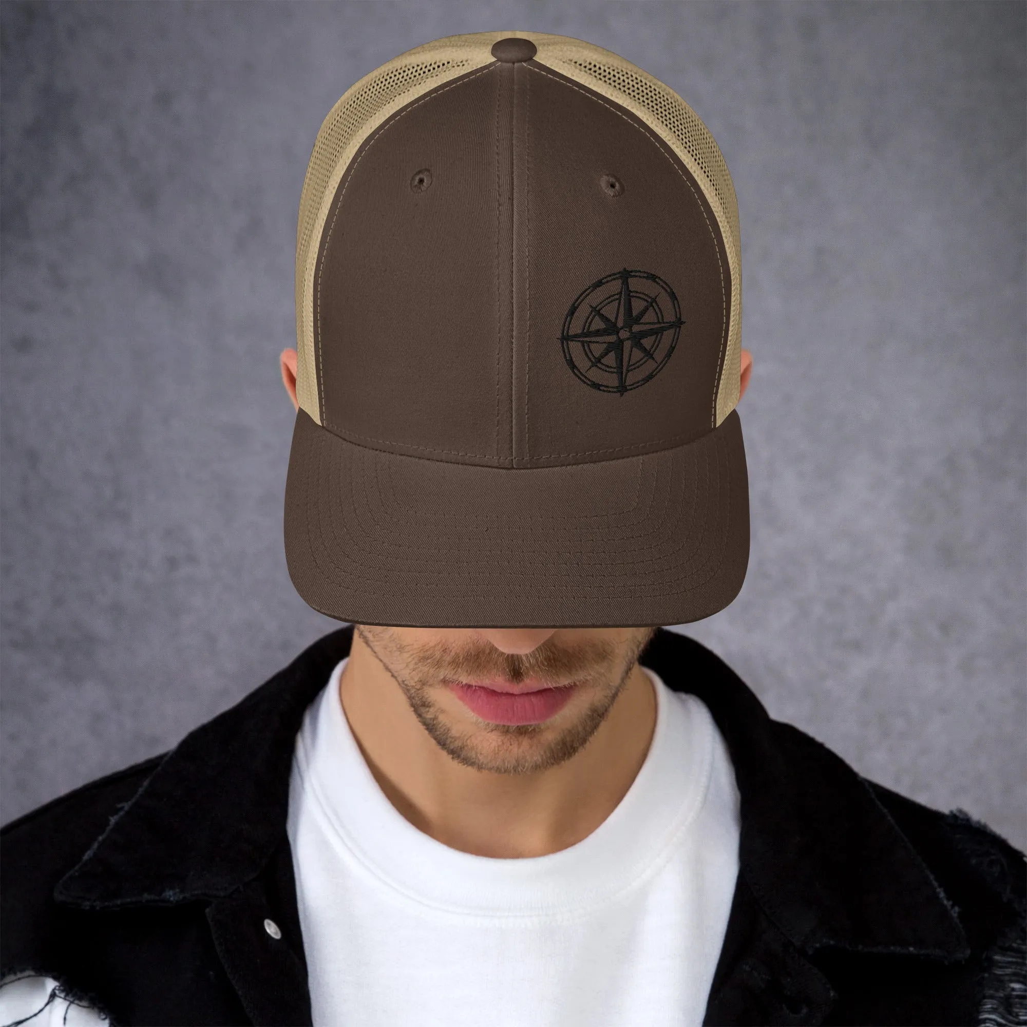 Compass Trucker Cap (Dark Detail)