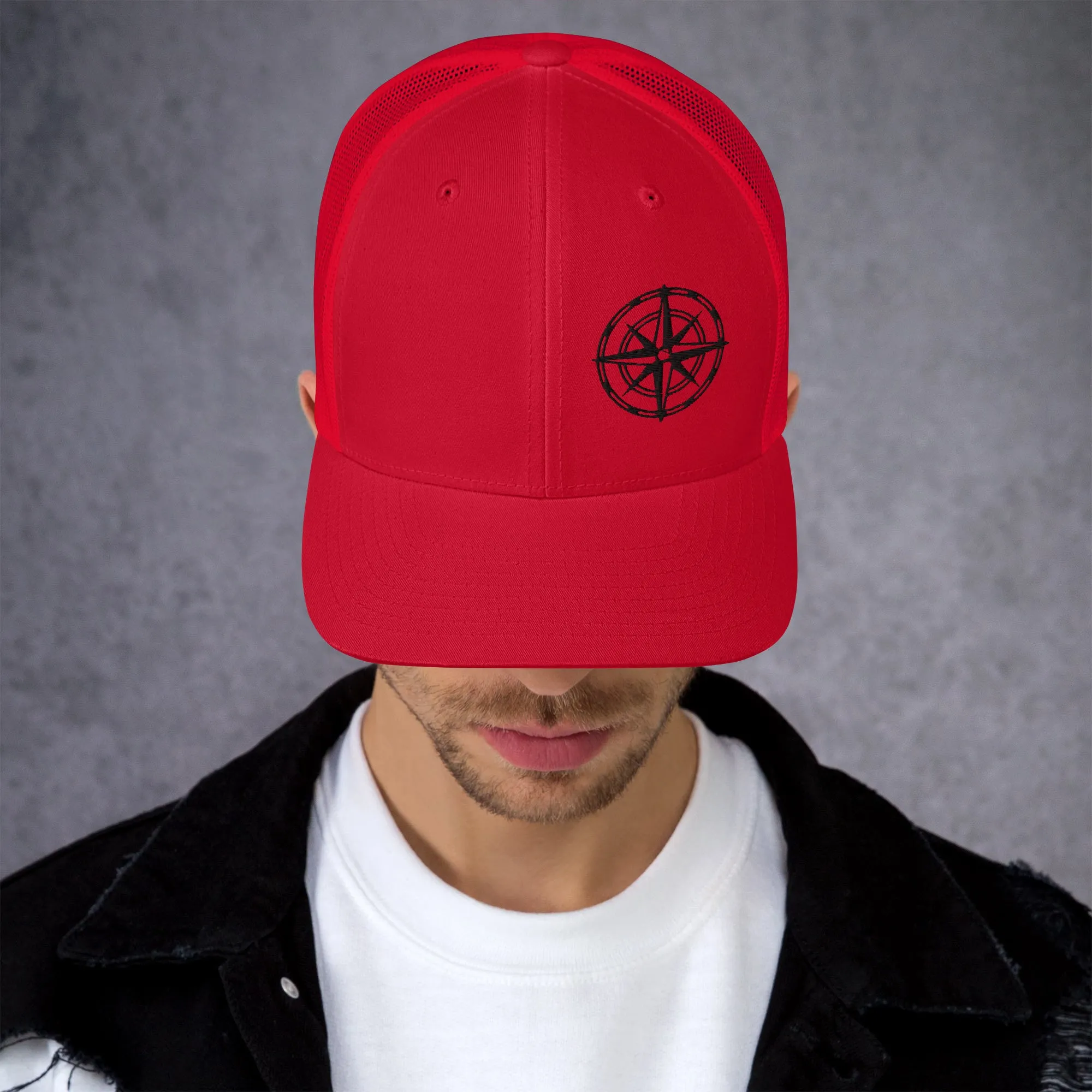Compass Trucker Cap (Dark Detail)