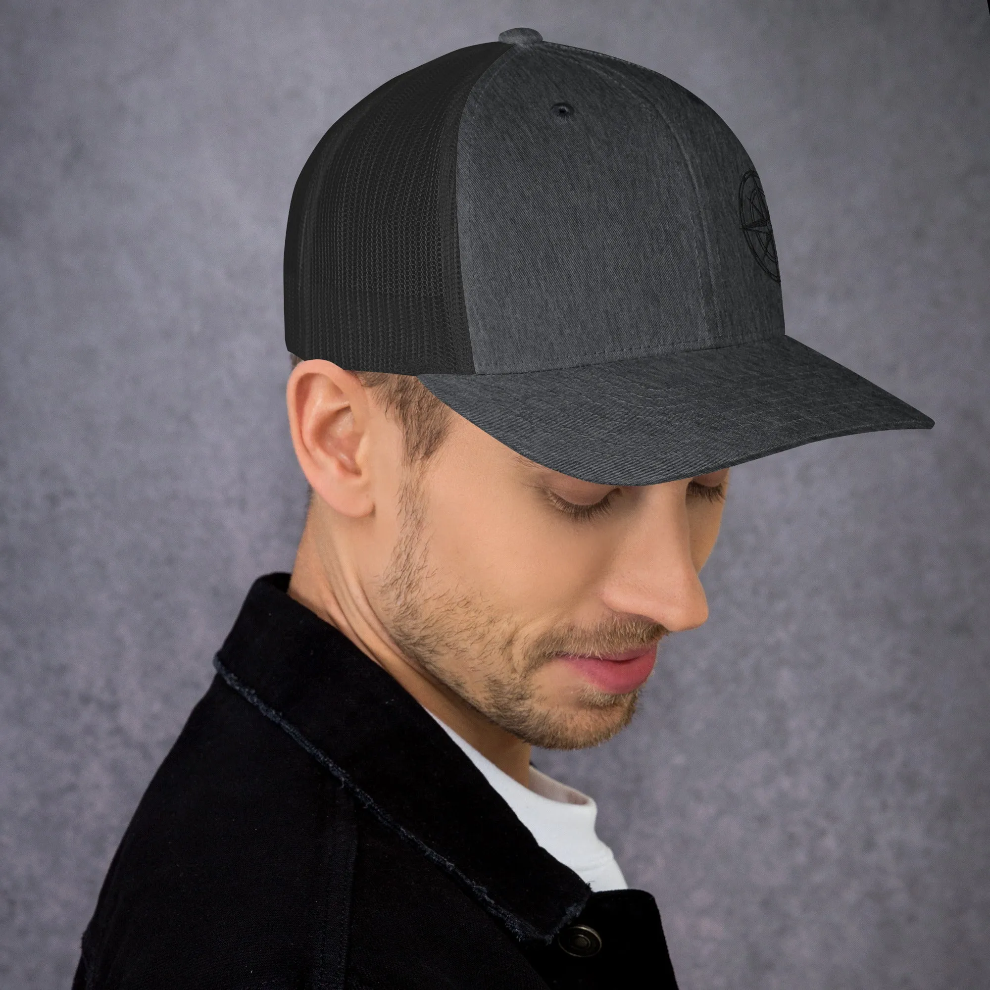 Compass Trucker Cap (Dark Detail)