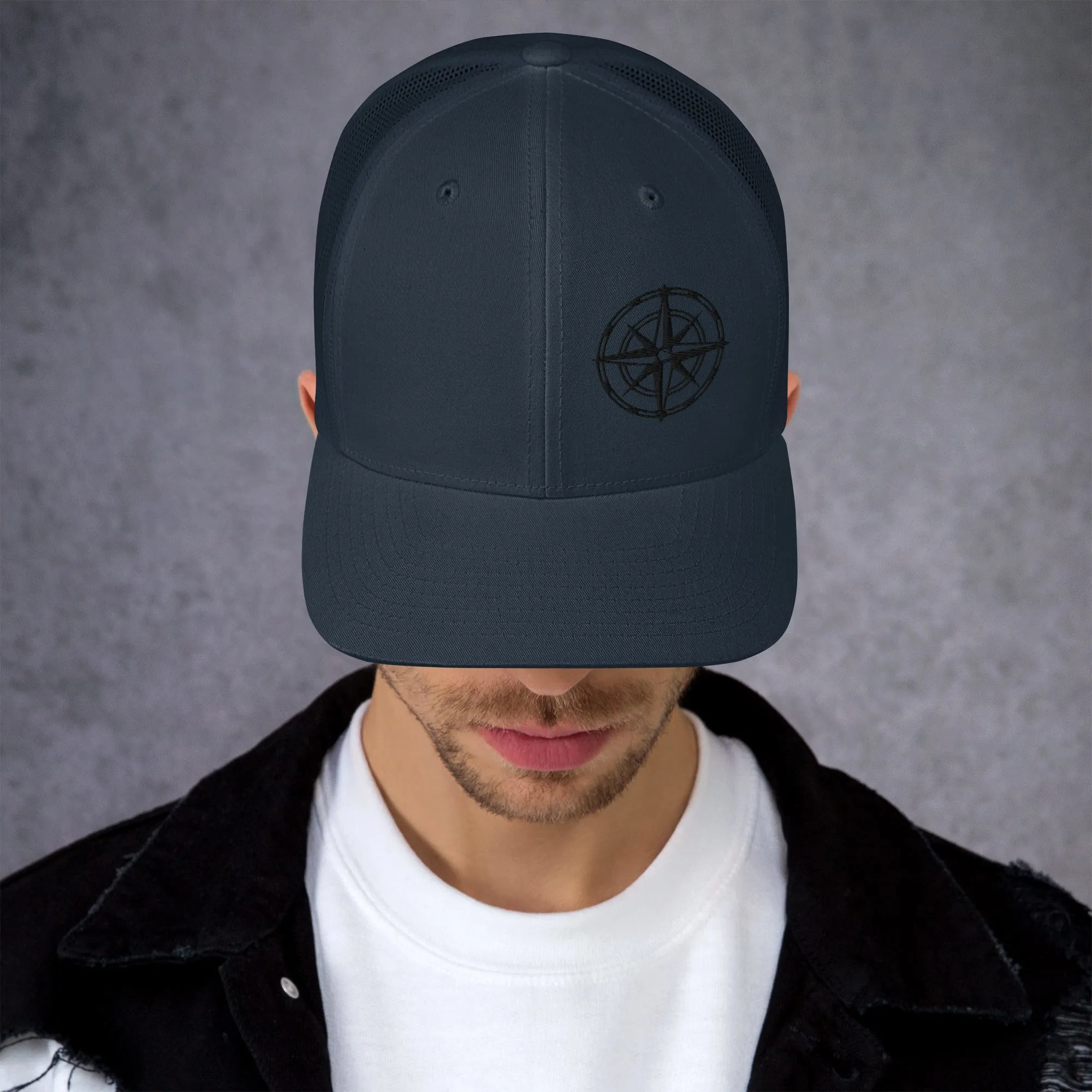 Compass Trucker Cap (Dark Detail)