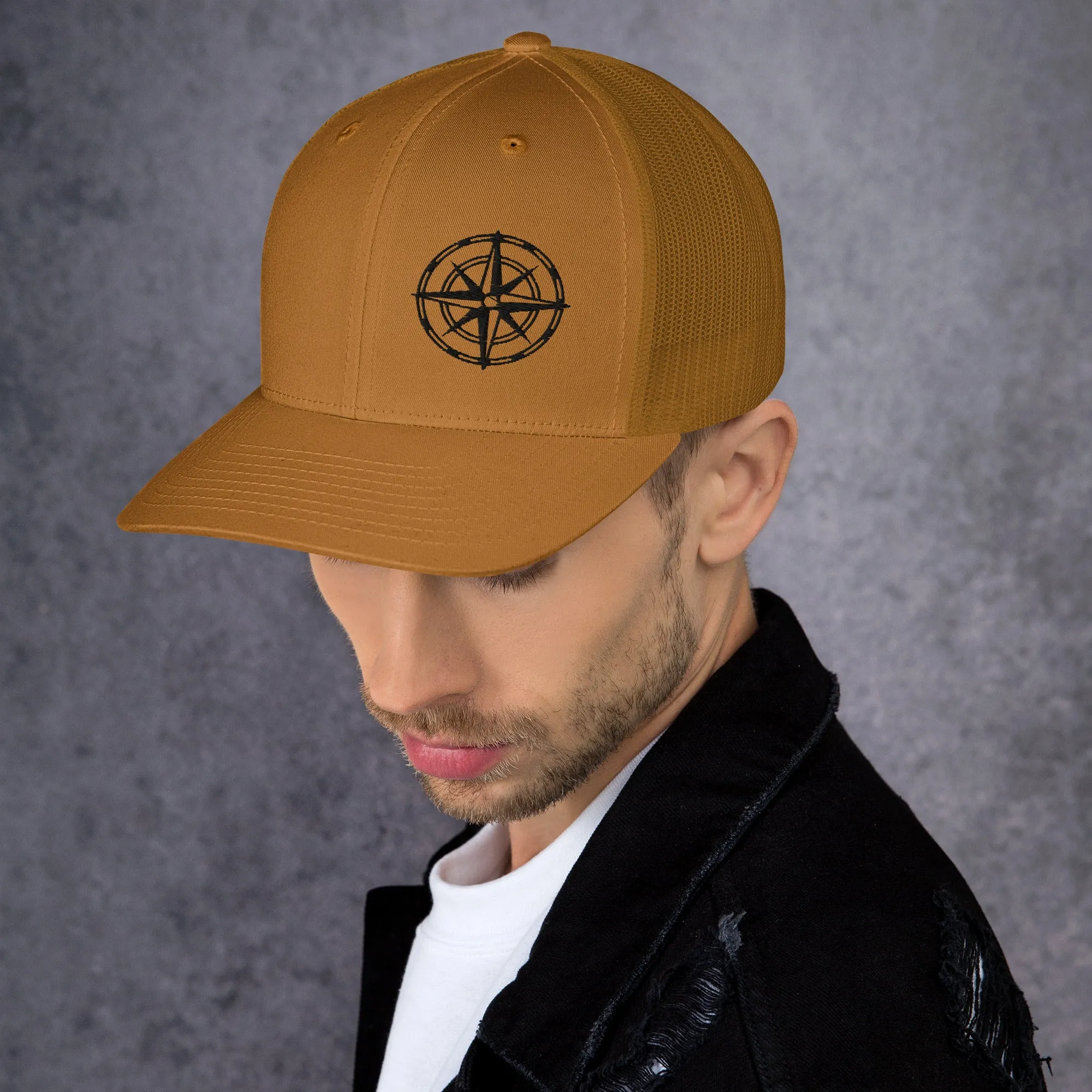 Compass Trucker Cap (Dark Detail)