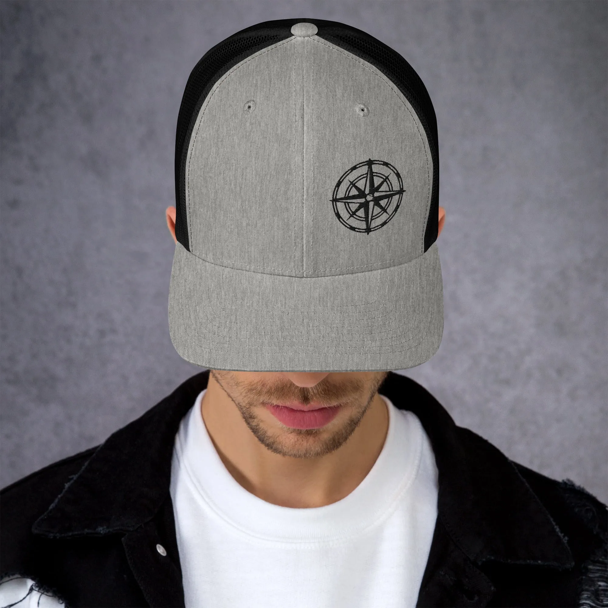 Compass Trucker Cap (Dark Detail)