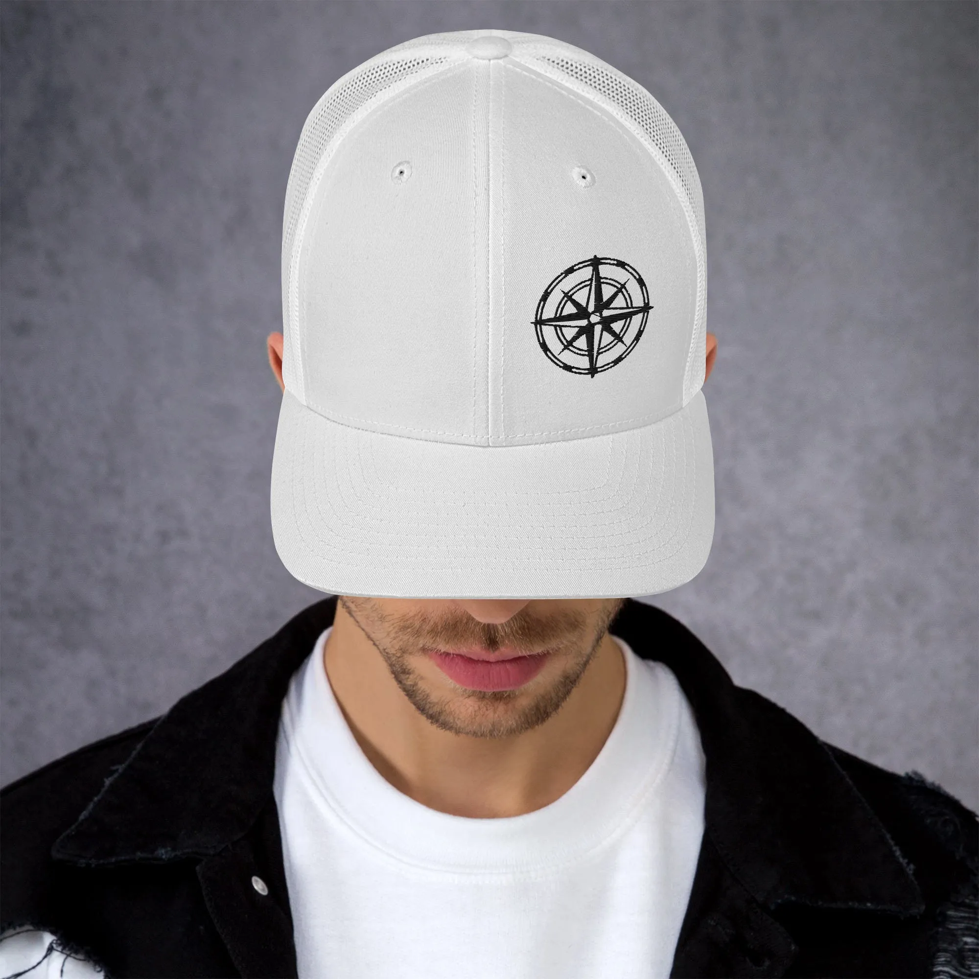 Compass Trucker Cap (Dark Detail)