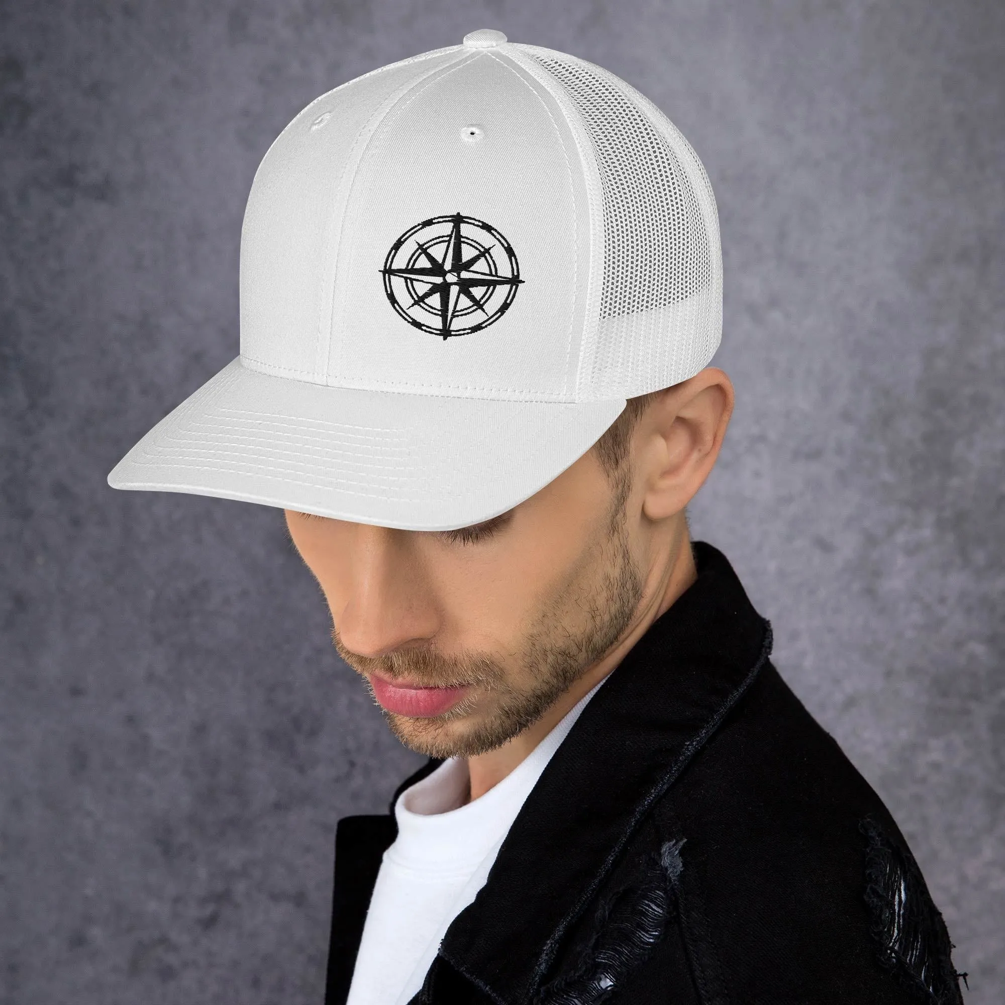 Compass Trucker Cap (Dark Detail)