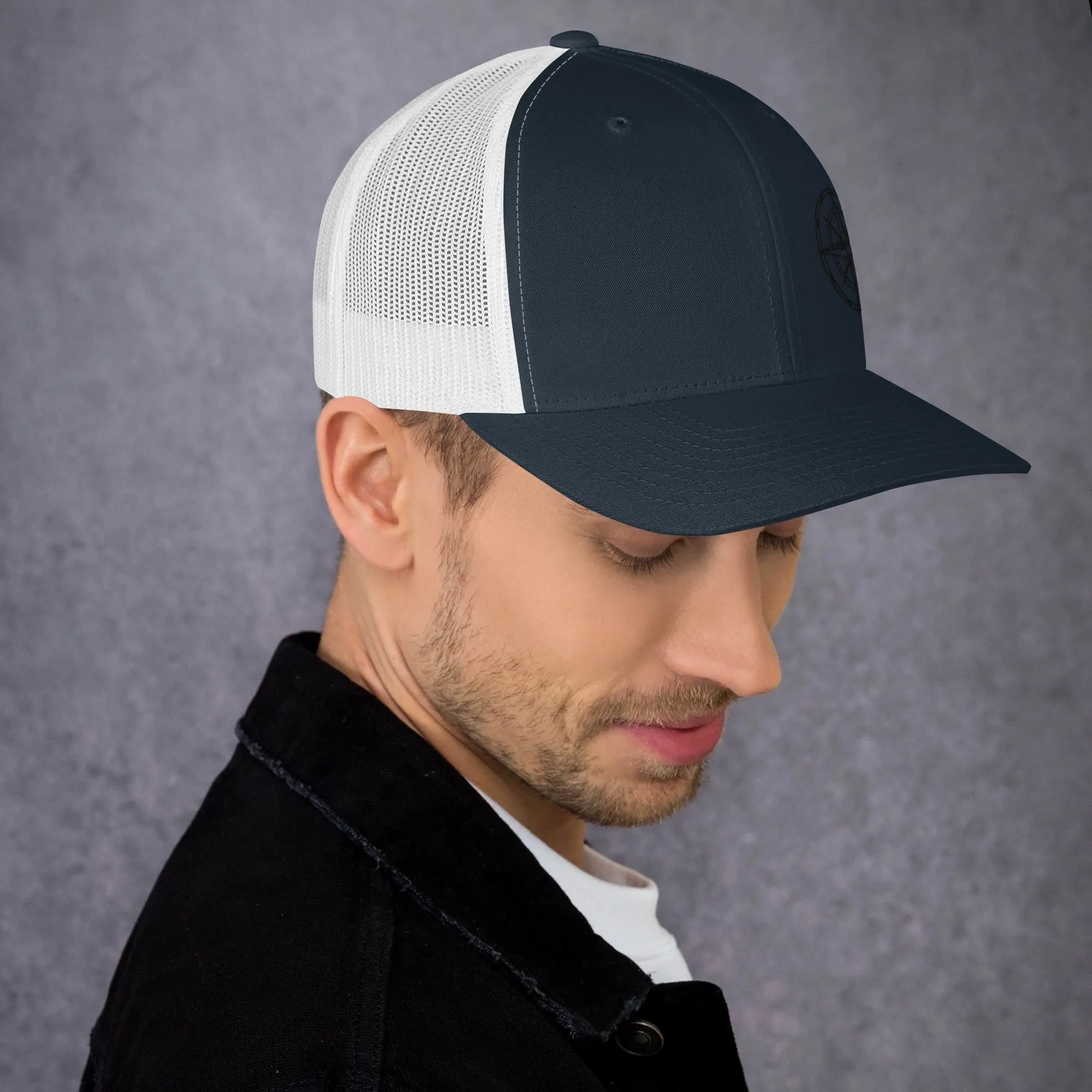 Compass Trucker Cap (Dark Detail)