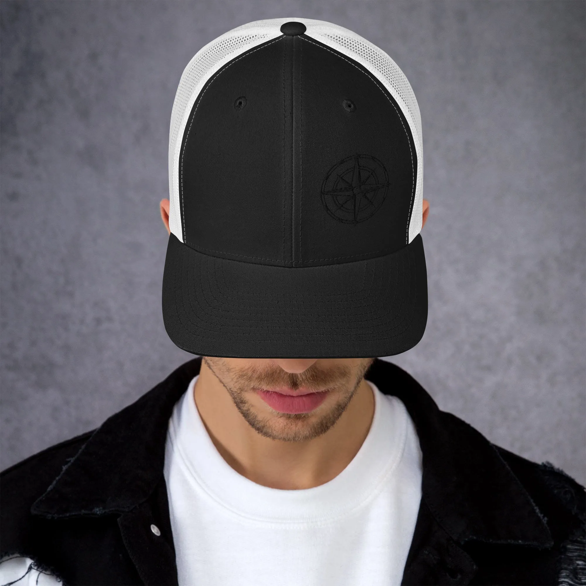 Compass Trucker Cap (Dark Detail)