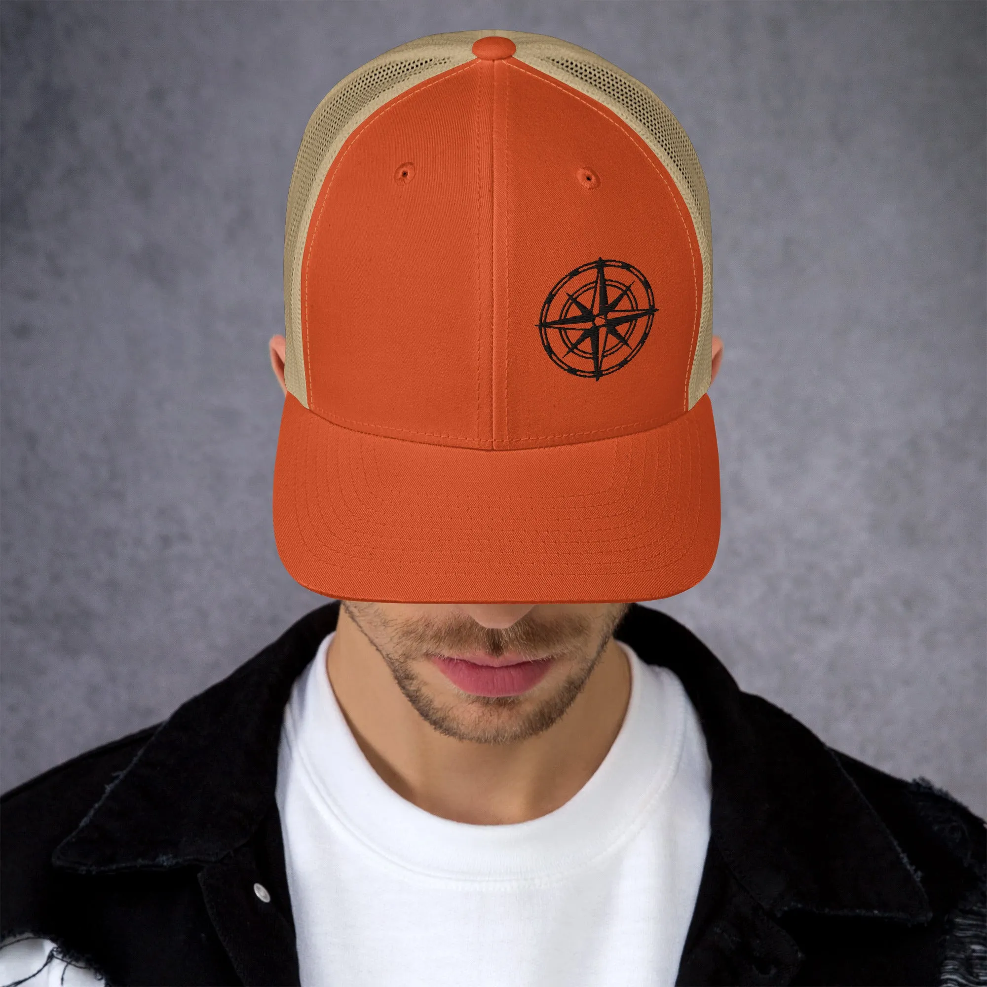 Compass Trucker Cap (Dark Detail)