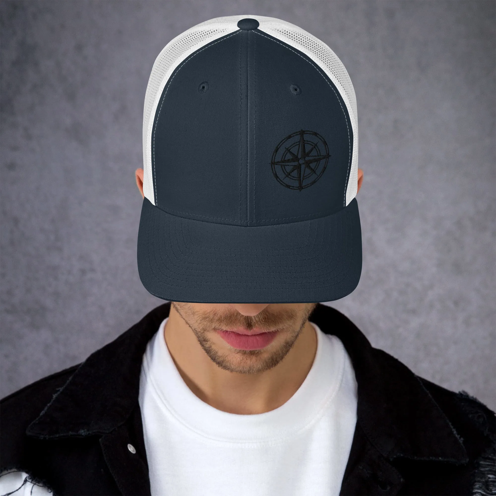 Compass Trucker Cap (Dark Detail)
