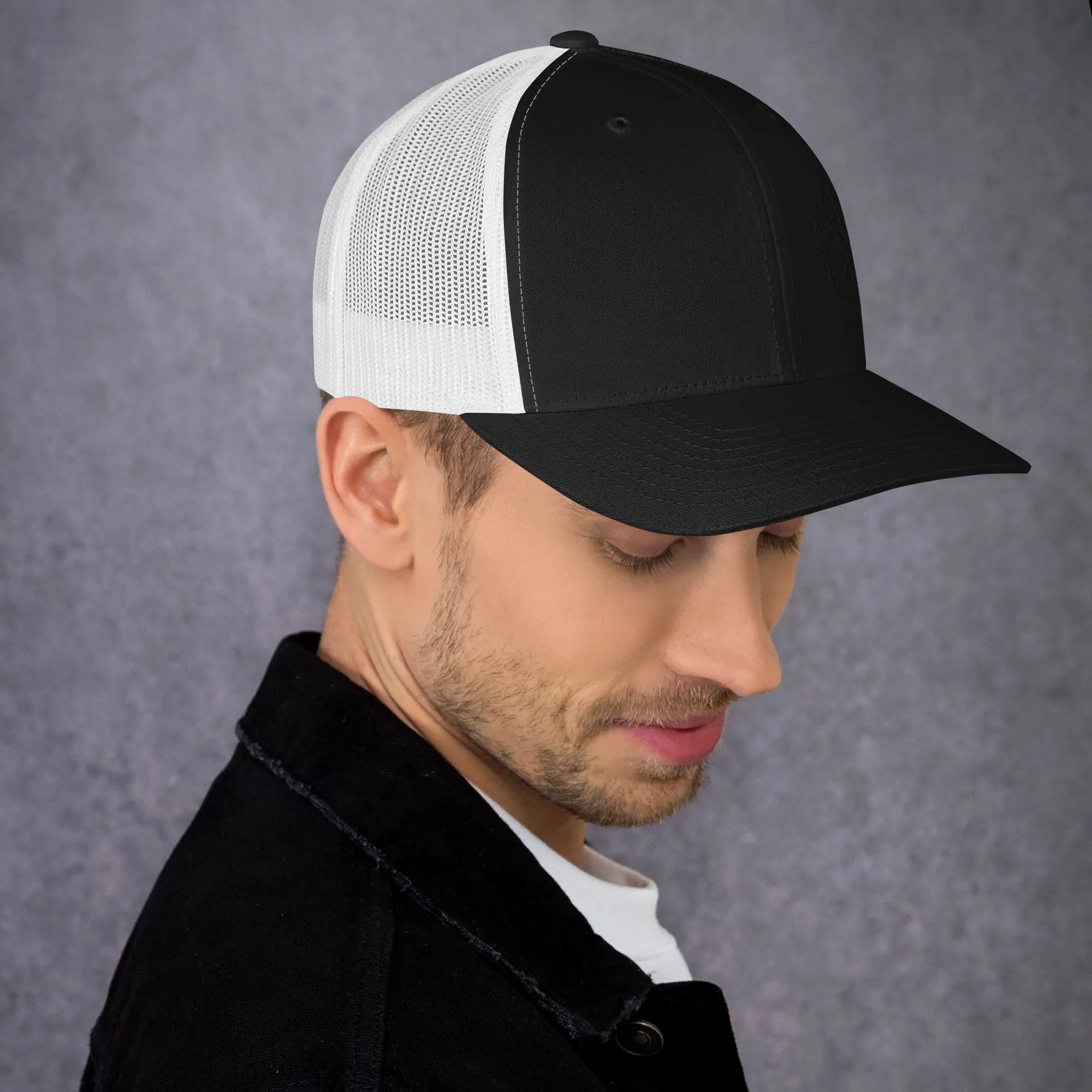Compass Trucker Cap (Dark Detail)
