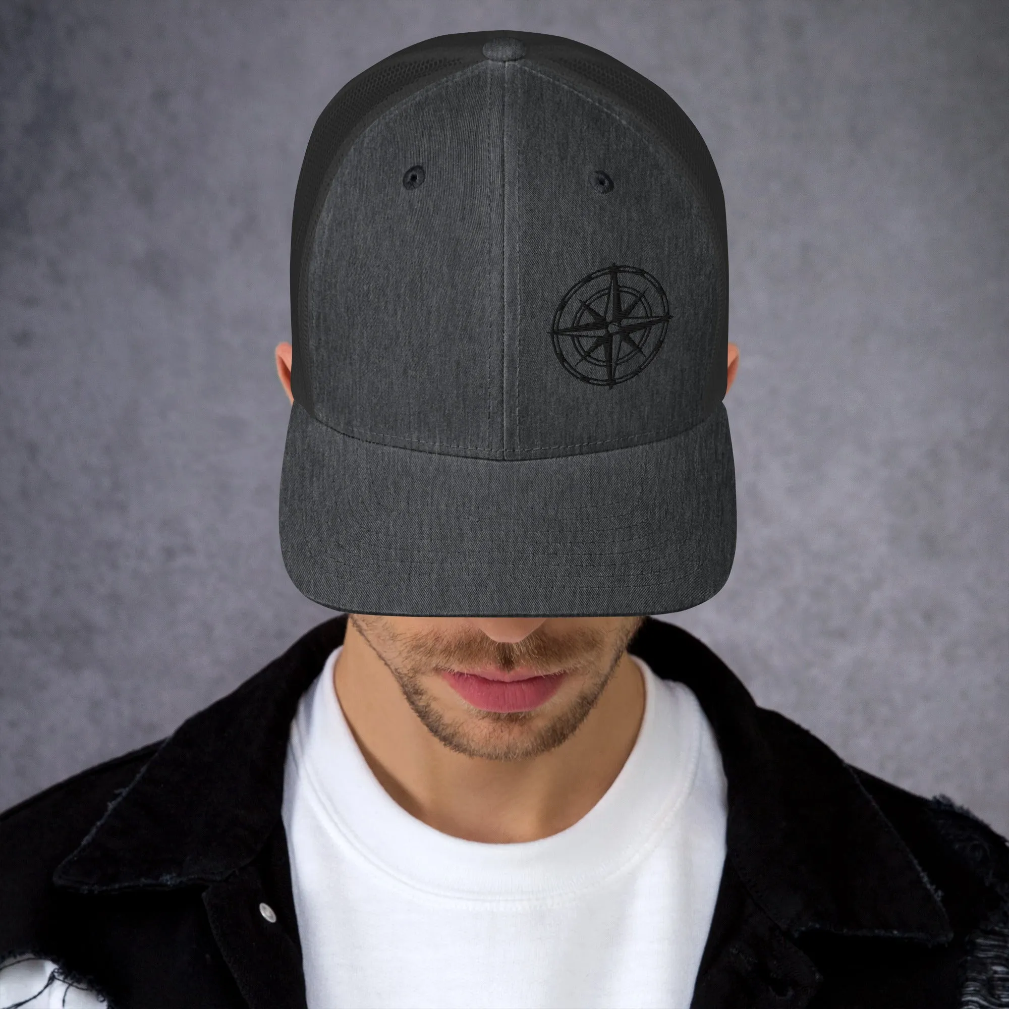 Compass Trucker Cap (Dark Detail)