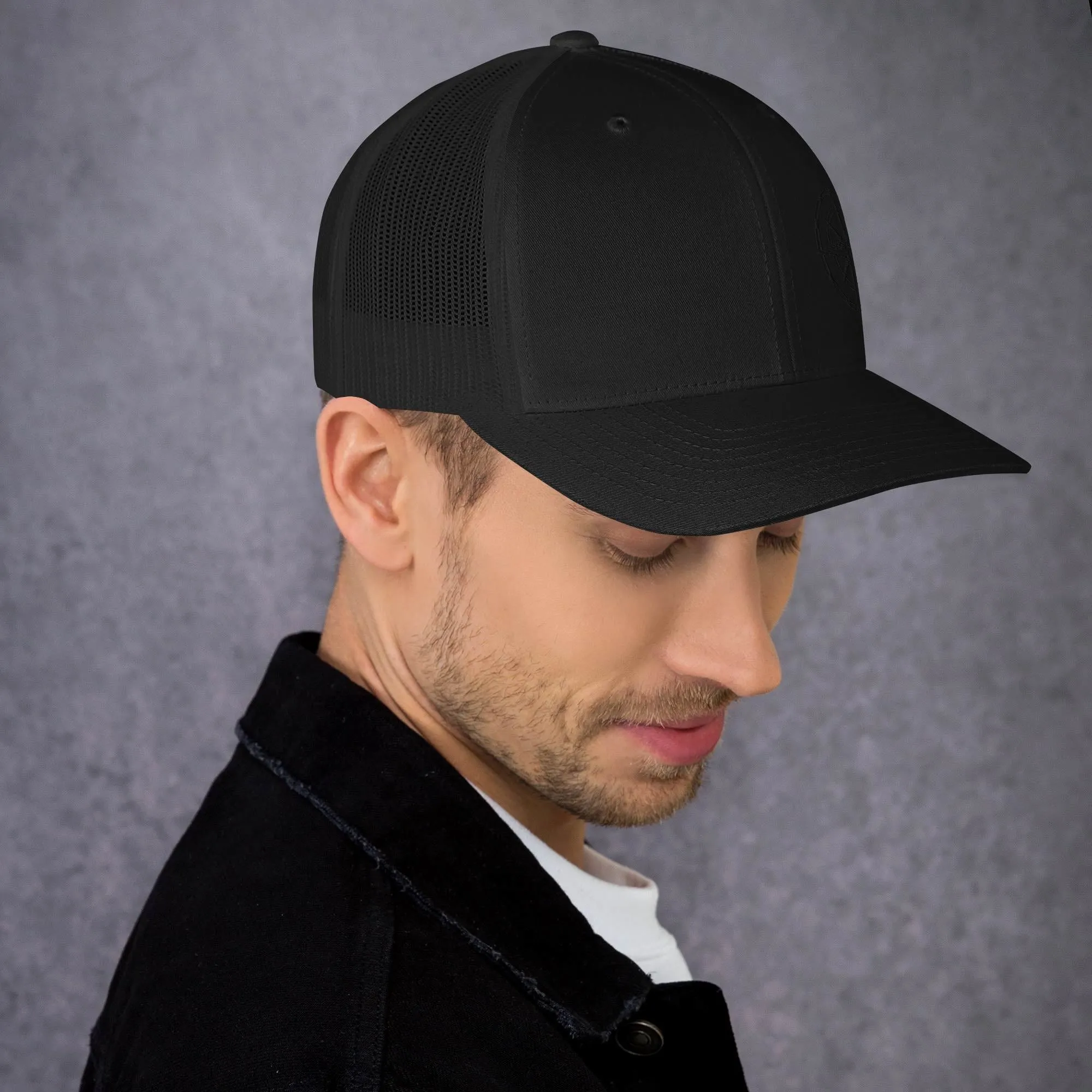 Compass Trucker Cap (Dark Detail)