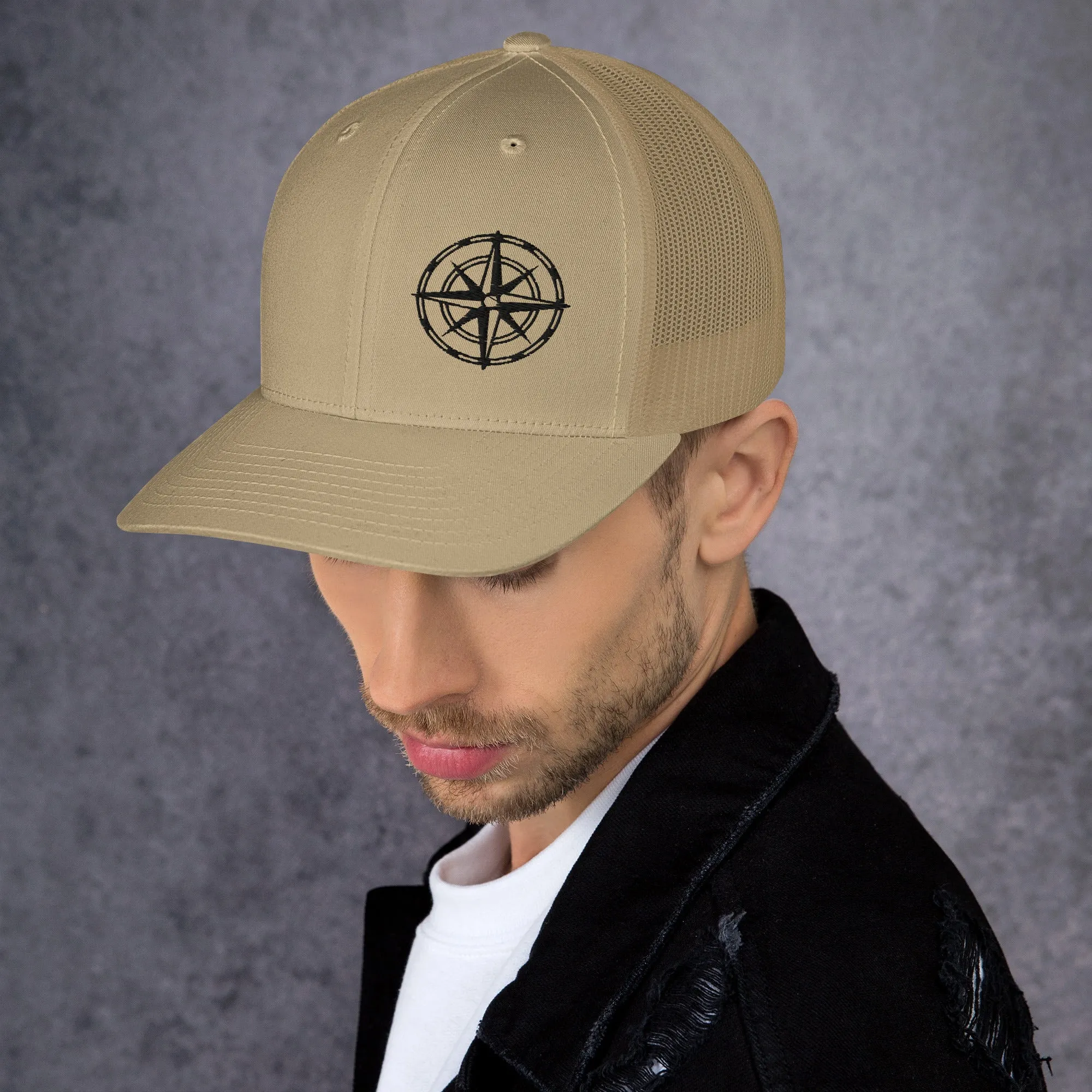 Compass Trucker Cap (Dark Detail)