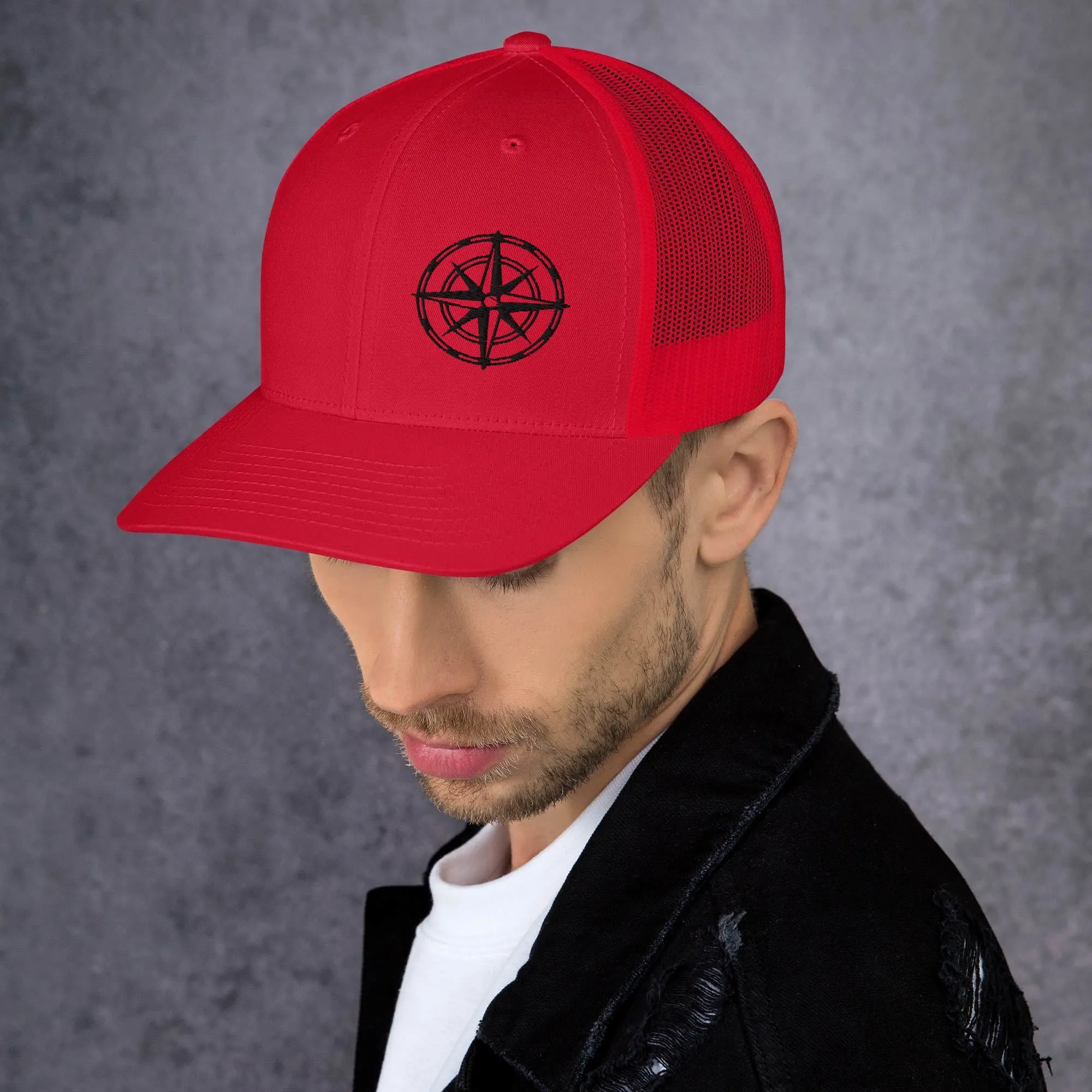 Compass Trucker Cap (Dark Detail)