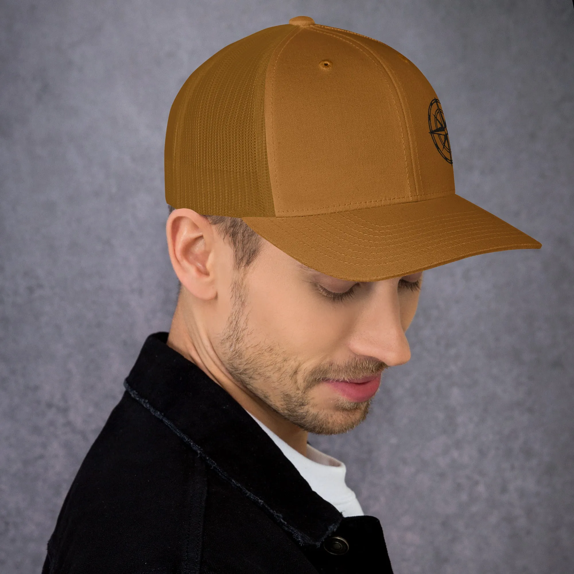 Compass Trucker Cap (Dark Detail)