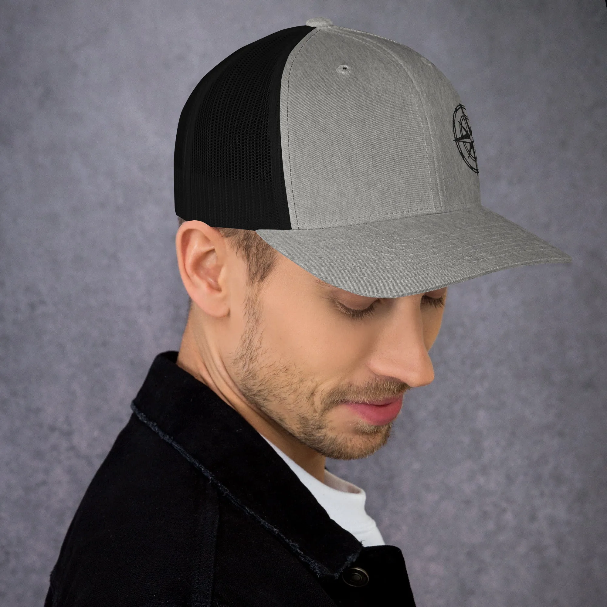 Compass Trucker Cap (Dark Detail)