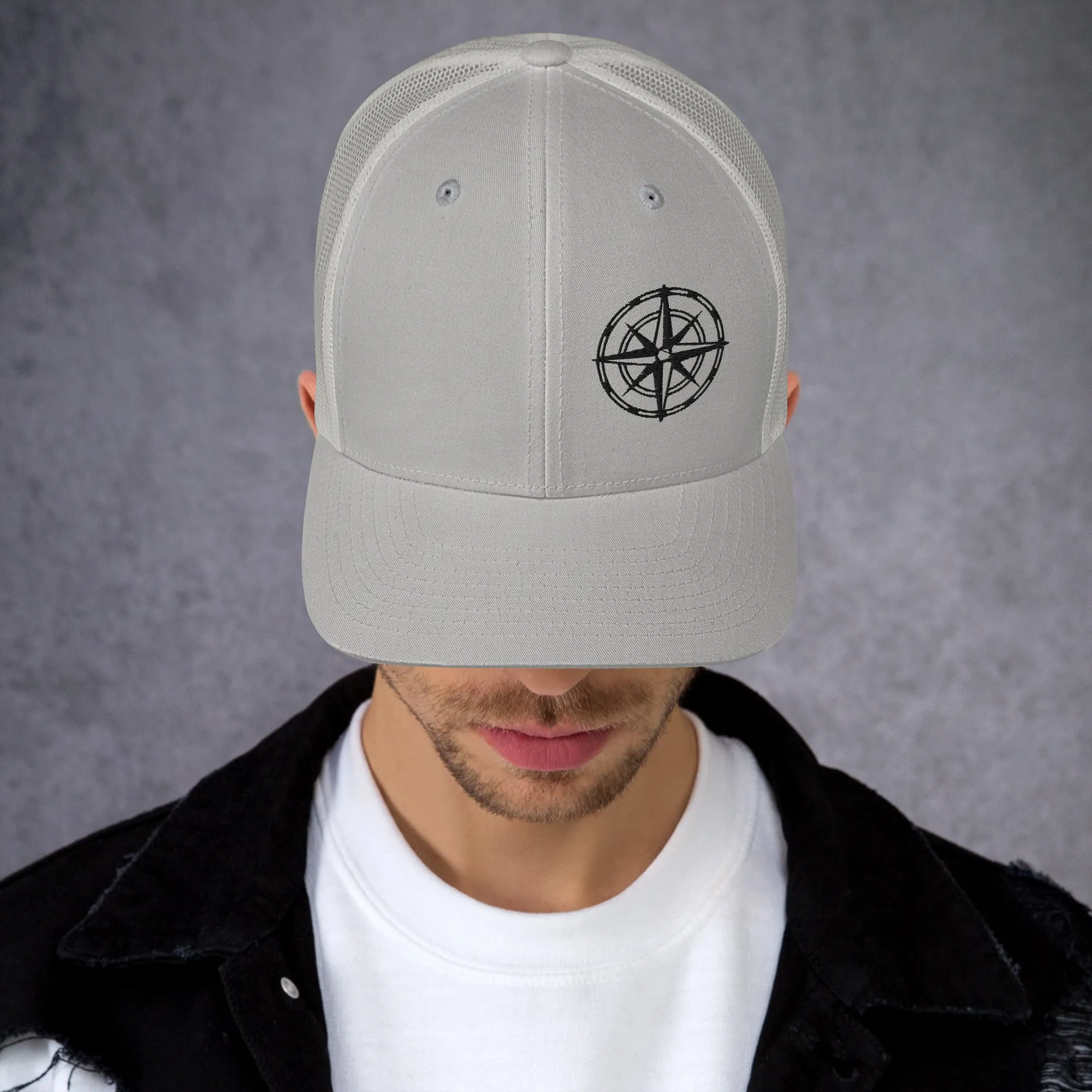 Compass Trucker Cap (Dark Detail)