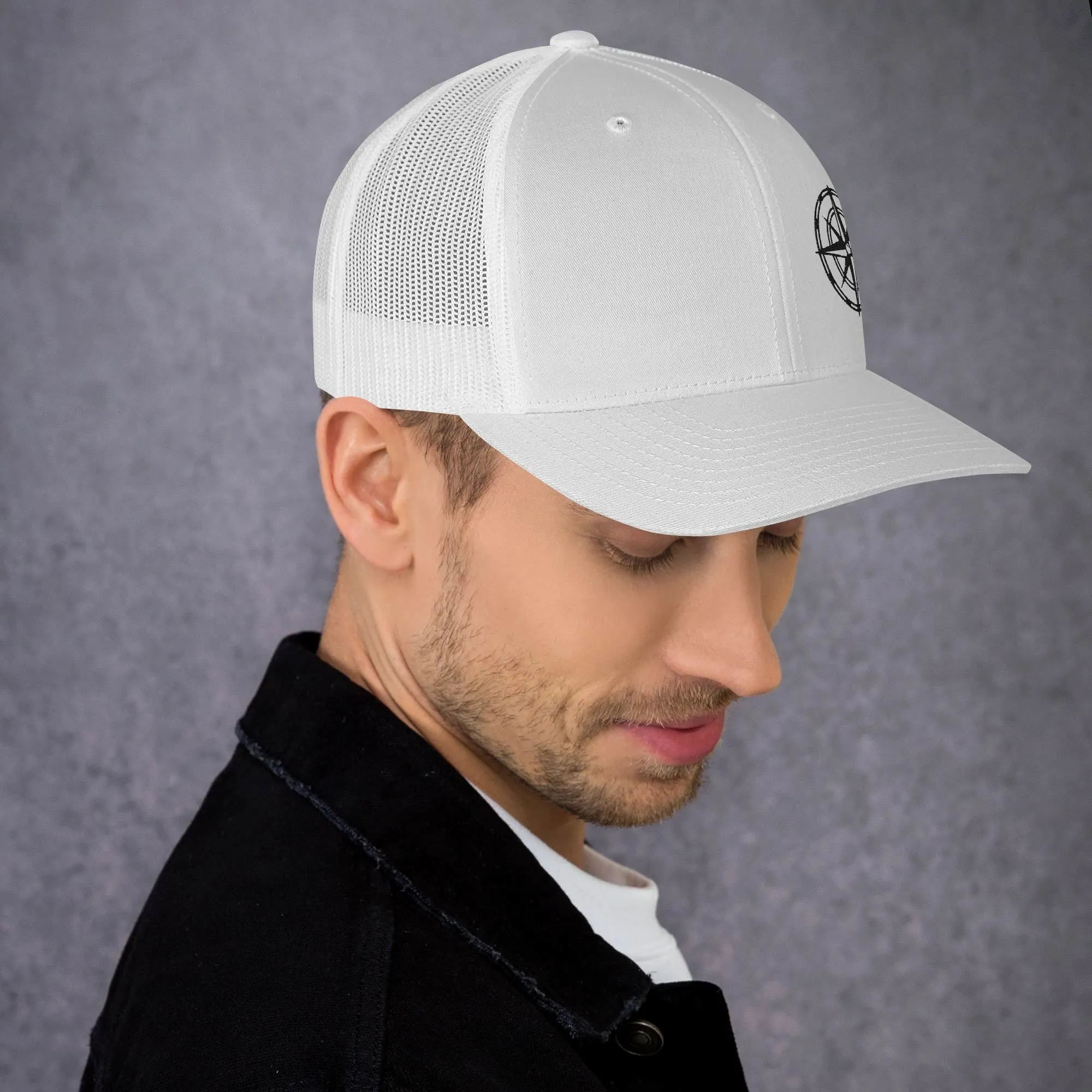 Compass Trucker Cap (Dark Detail)