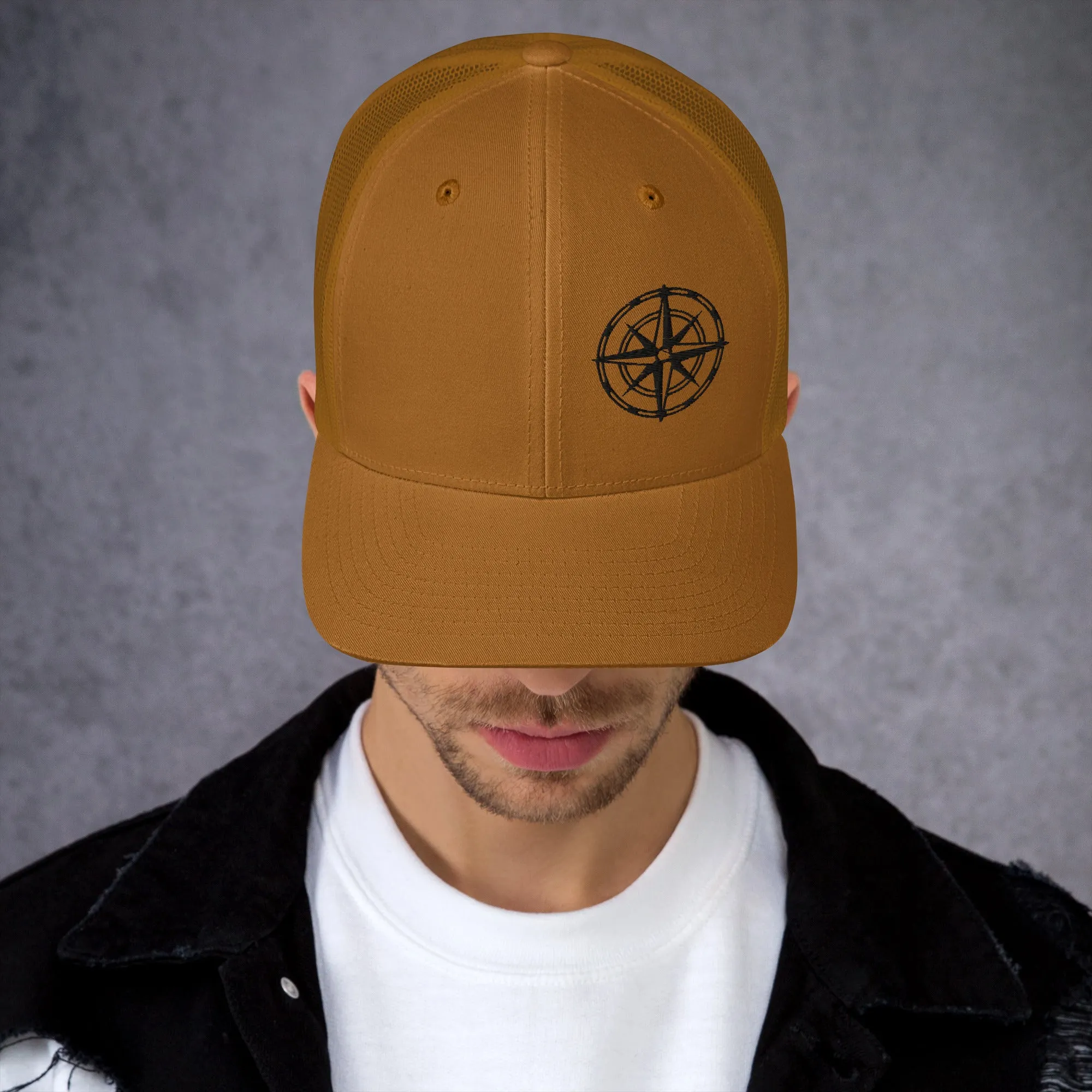 Compass Trucker Cap (Dark Detail)