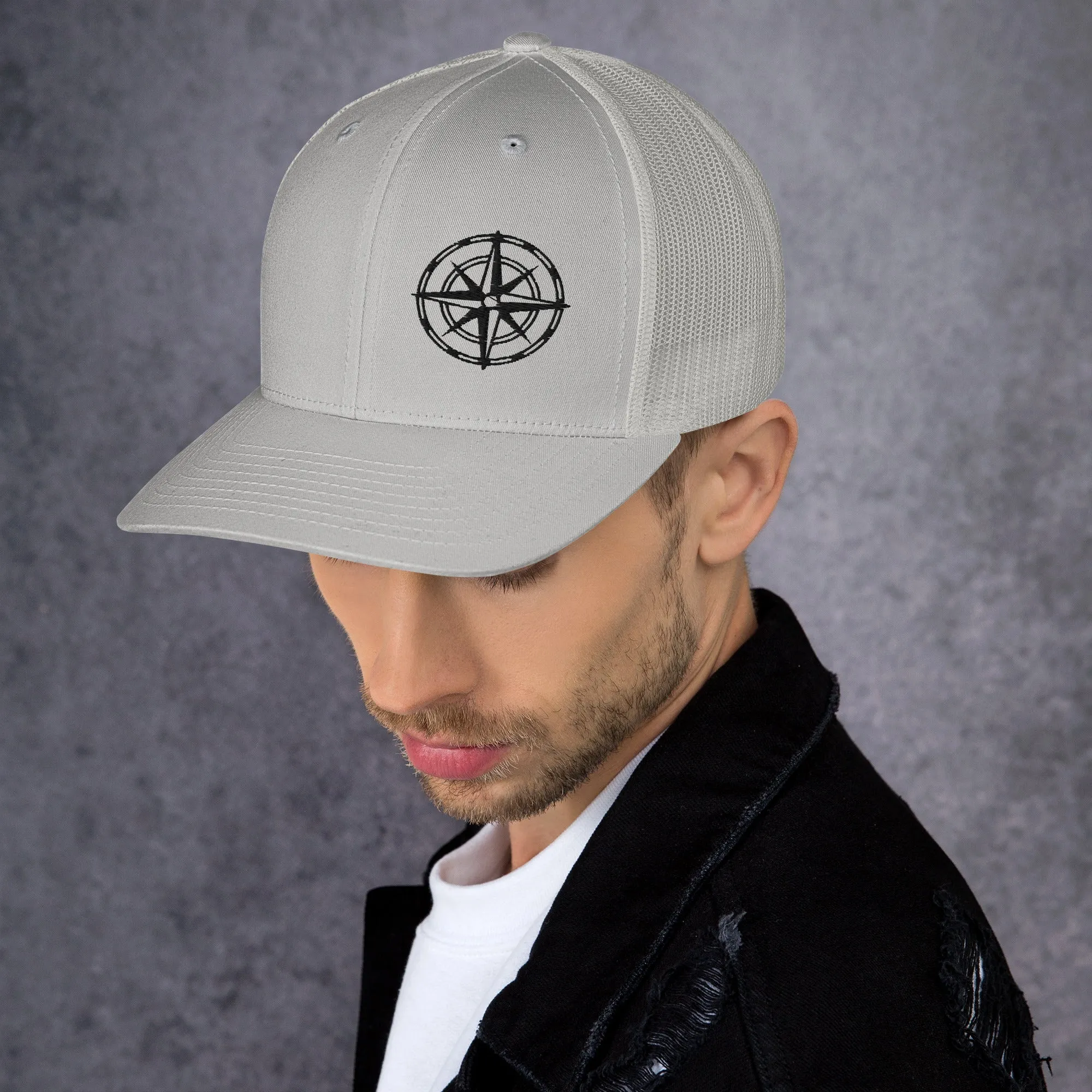 Compass Trucker Cap (Dark Detail)