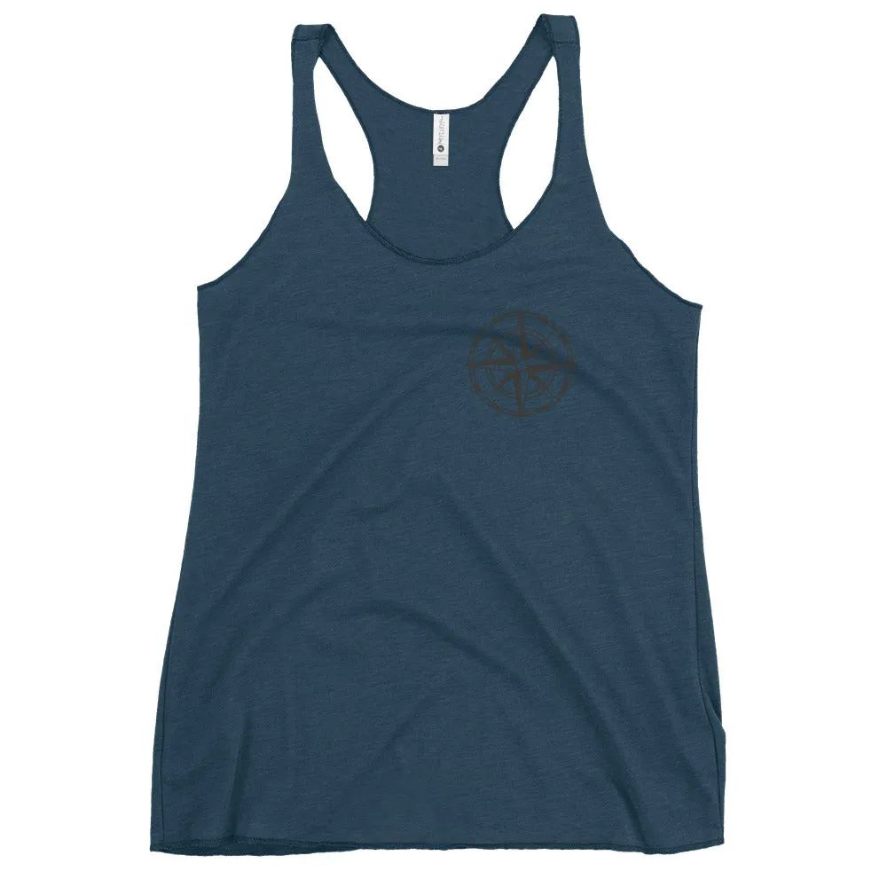 Compass Women's Racerback Tank (Dark) Alternate