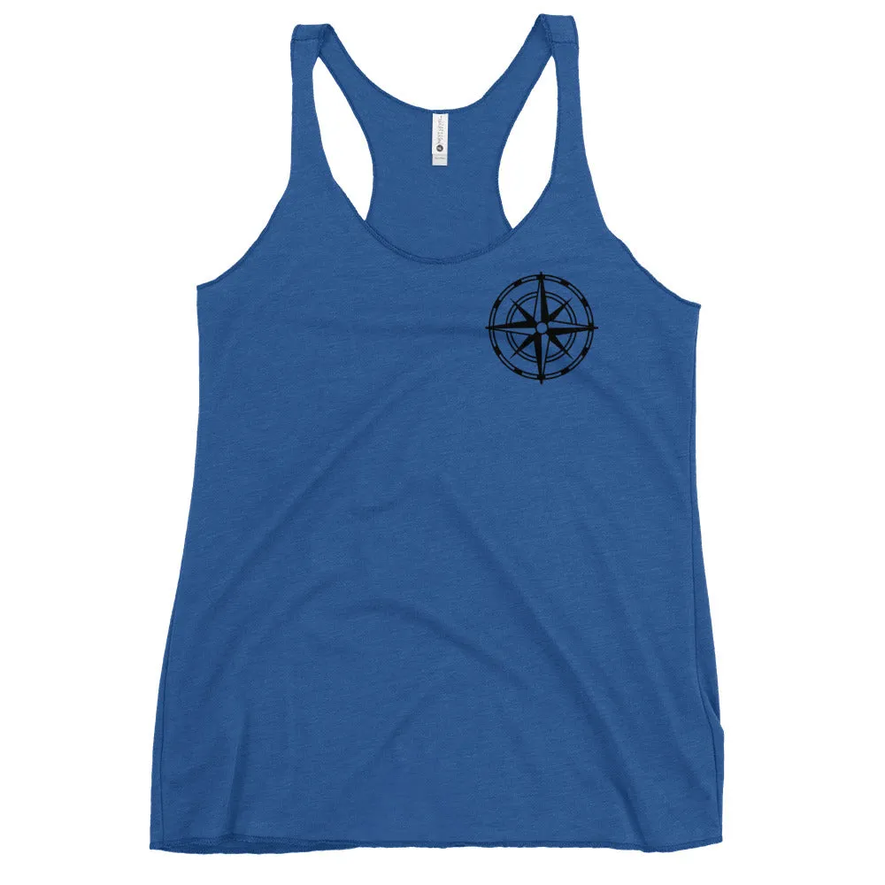 Compass Women's Racerback Tank (Dark) Alternate