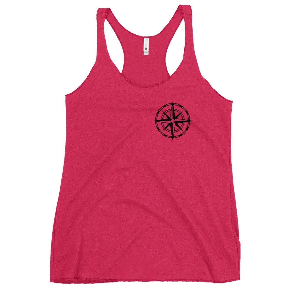 Compass Women's Racerback Tank (Dark) Alternate