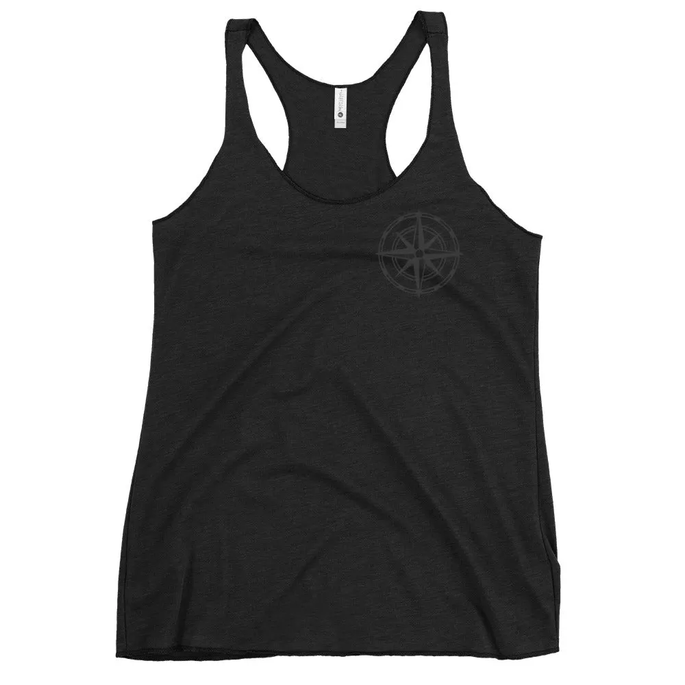 Compass Women's Racerback Tank (Dark) Alternate