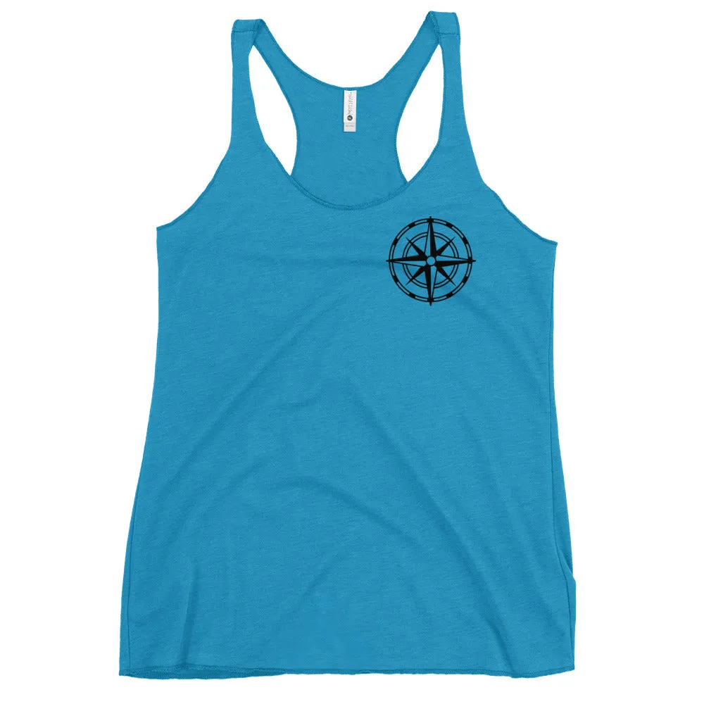 Compass Women's Racerback Tank (Dark) Alternate