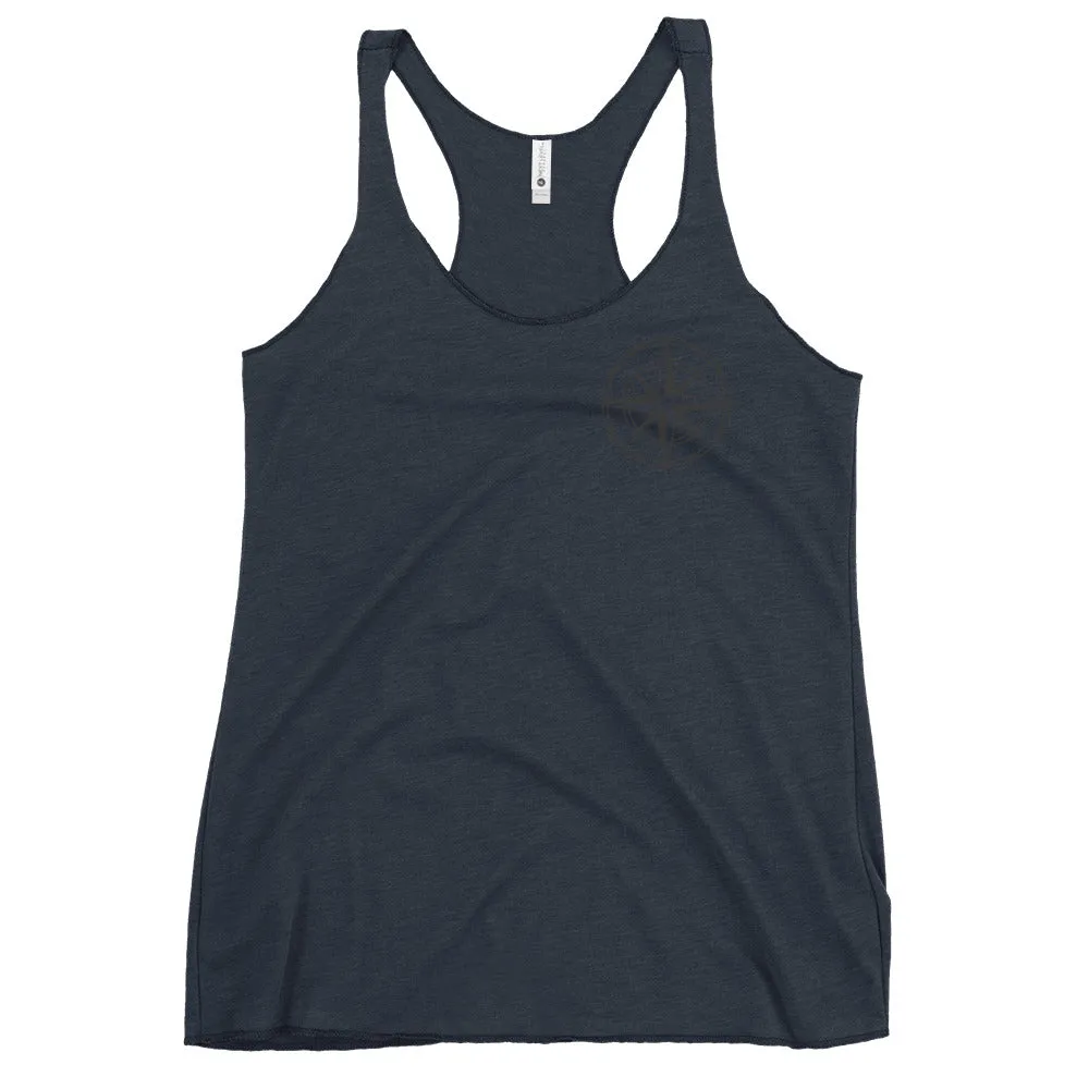 Compass Women's Racerback Tank (Dark) Alternate