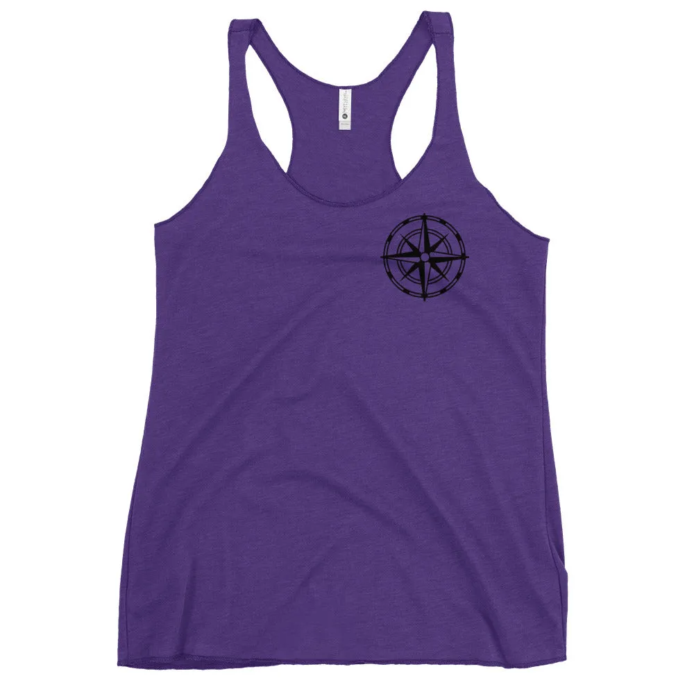 Compass Women's Racerback Tank (Dark) Alternate