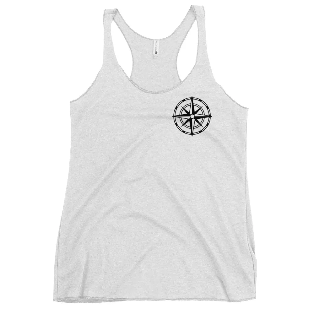 Compass Women's Racerback Tank (Dark) Alternate