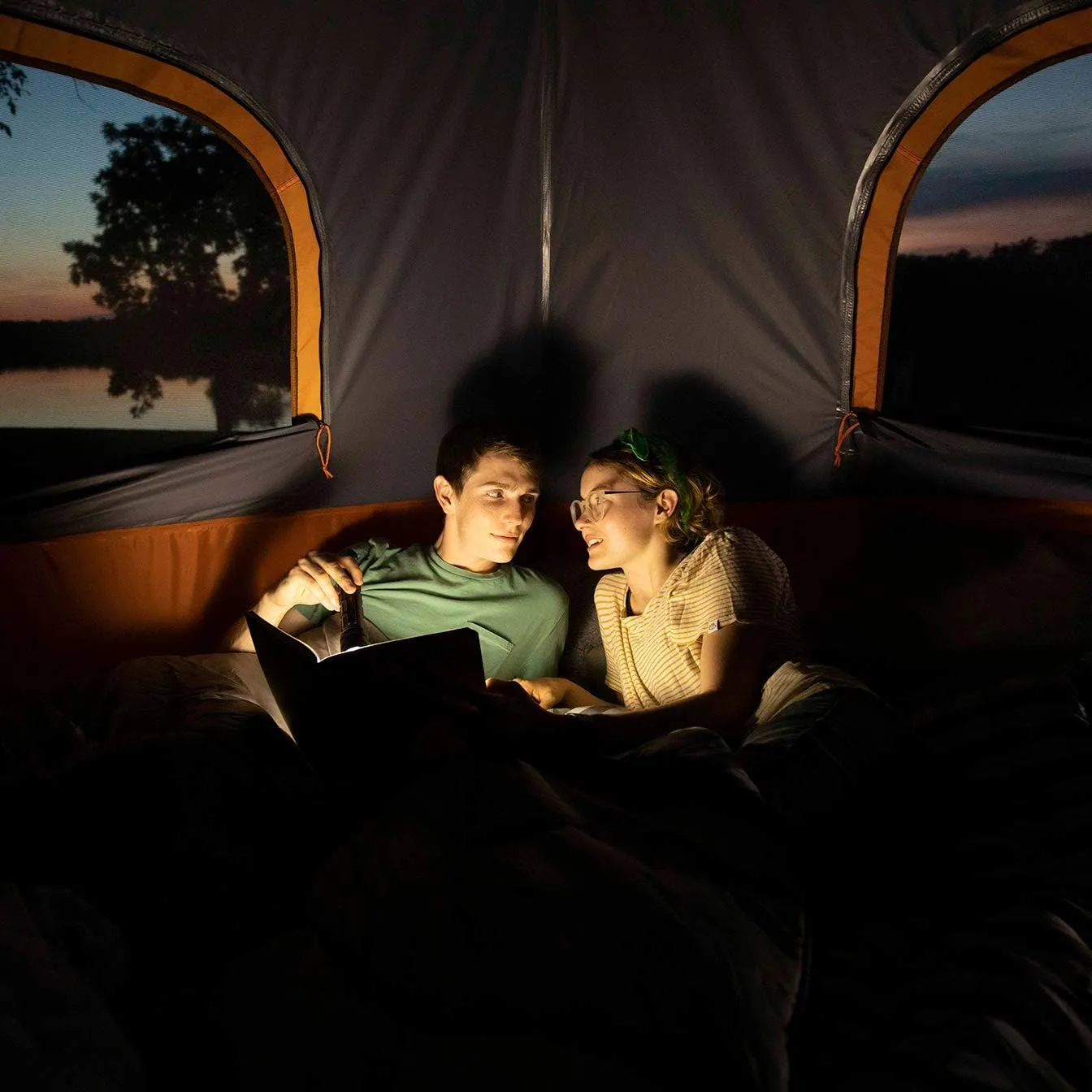 CORE 1500 Lumen CREE LED Rechargeable Camping Emergency Flashlight, Lithium Ion Batteries, Auto-dimming