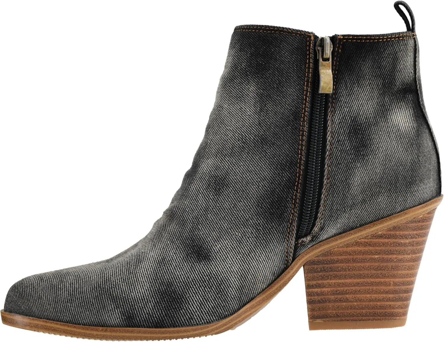 Corkys Footwear Women's Gimme Sugar Ankle Booties With Full Zipper And Cushioned Insole