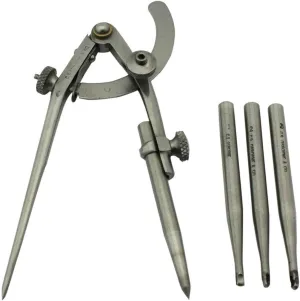 C.S. Osborne Scratch Compass #34 with Three Scrachers