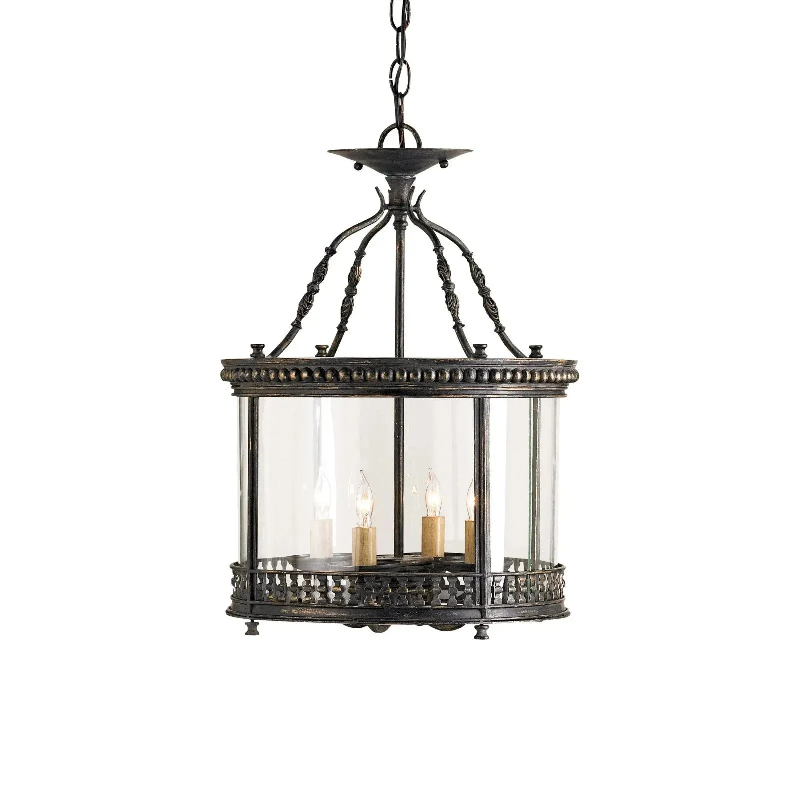 Currey and Company Grayson Small Hanging Lantern 9045 - French Black