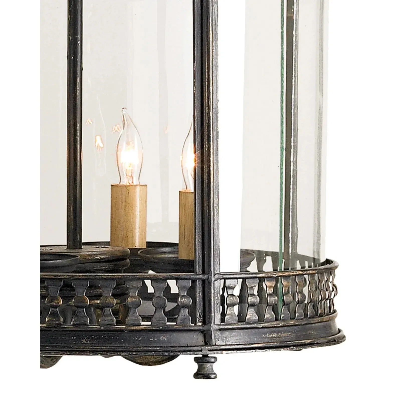 Currey and Company Grayson Small Hanging Lantern 9045 - French Black