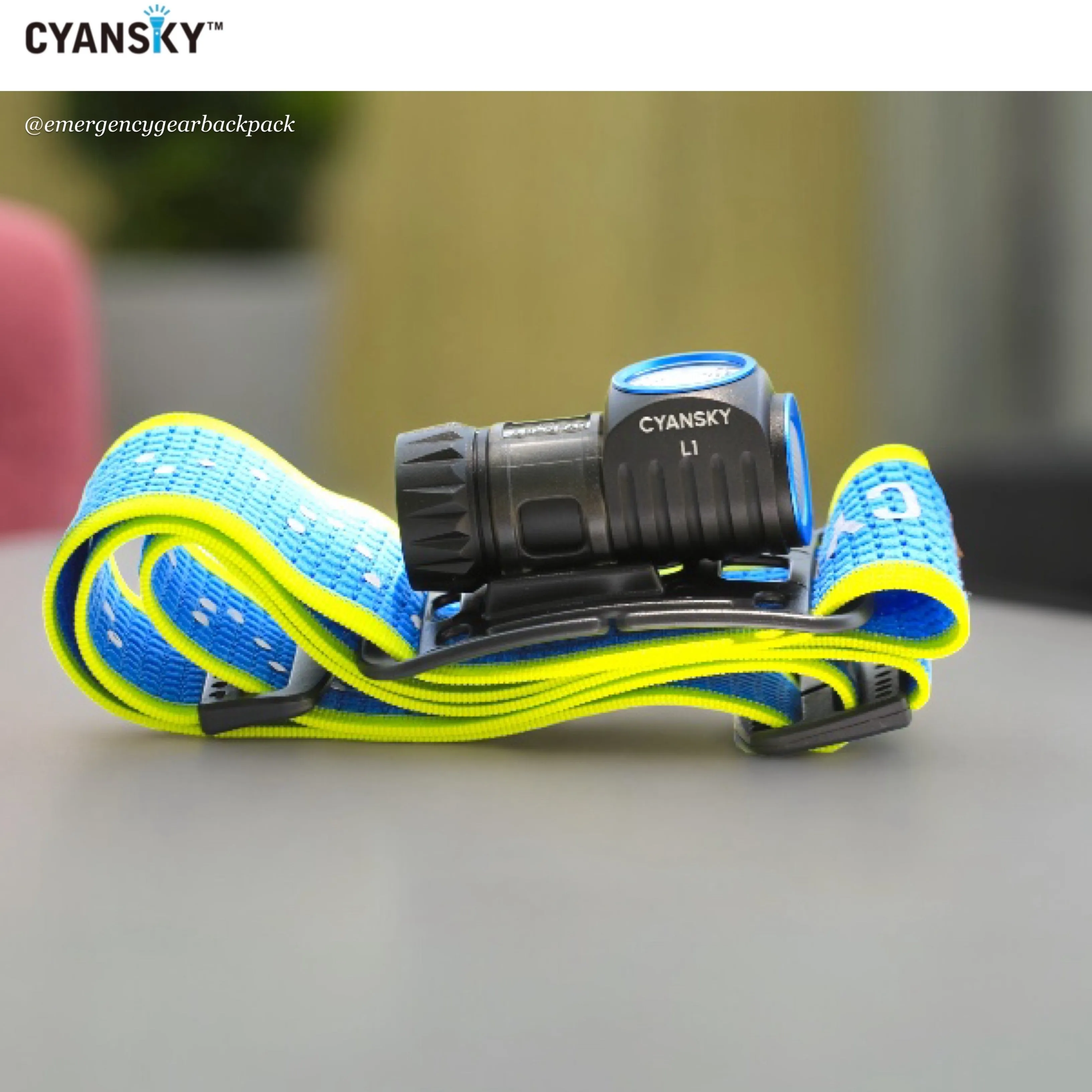 Cyansky L1 Lightweight Trail Running Headlamp 800LMS 87M