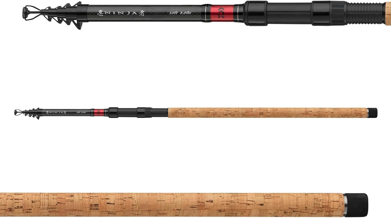 DAIWA Ninja X Tele Carp, Telescopic Carp Fishing Rod