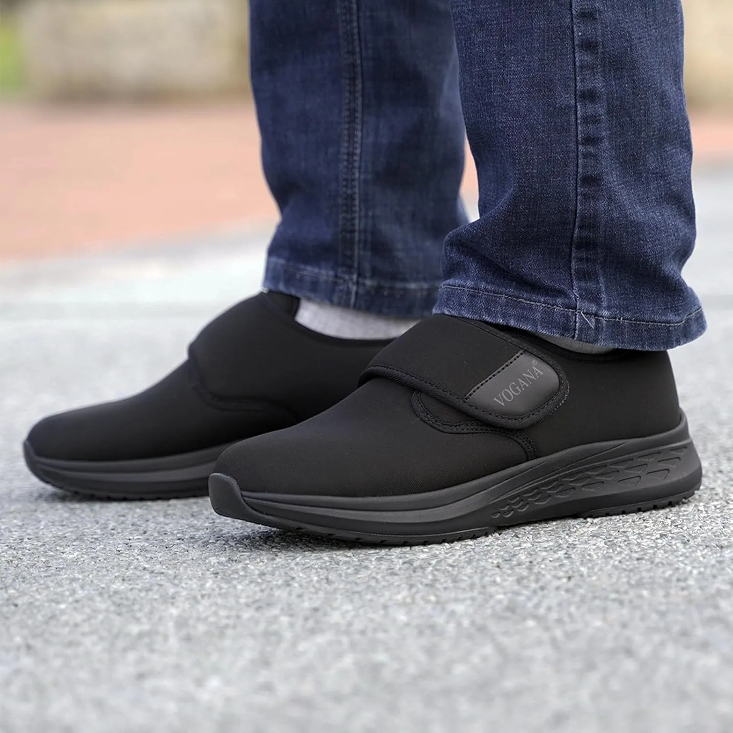 Diabetic Shoes for Men Arch Support Cushioning Adjustable Widch Orthopedic for Swollen Feet Elderly Foot Pain Relief Neuropathy