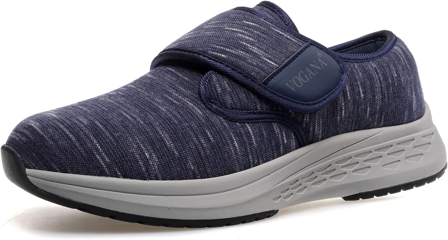Diabetic Shoes for Men Arch Support Cushioning Adjustable Widch Orthopedic for Swollen Feet Elderly Foot Pain Relief Neuropathy