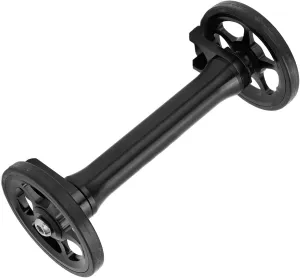 Dilwe Easy Wheels Extension Bar, Easy Wheel Extension High Strength Lightweight Telescopic Folding Extension Rod for Brompton 3sixty(black)