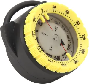 Diving Compass, 50M Underwater Diving Compass Luminous Magnetic Pipe Clamp Compact Navigation Comapss for Diving Water Sports