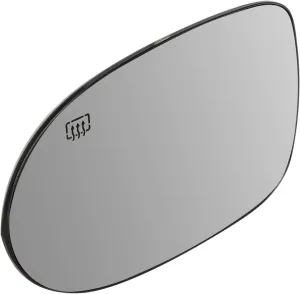 DNA Motoring OEM-MG-0101 68000023AA Factory Style Left Side Mirror Glass w/Heated Power Heated Folding Compatible with 07-12 Caliber, 07-17 Compass/Patriot