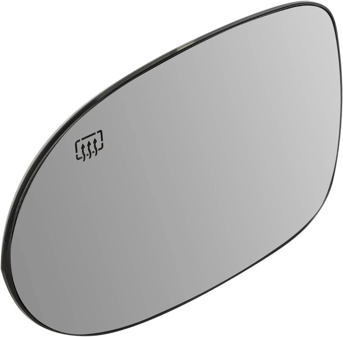 DNA Motoring OEM-MG-0101 68000023AA Factory Style Left Side Mirror Glass w/Heated Power Heated Folding Compatible with 07-12 Caliber, 07-17 Compass/Patriot