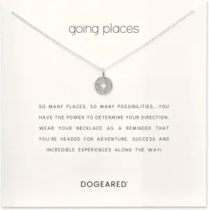 Dogeared Women's Going Places Compass Reminder Necklace