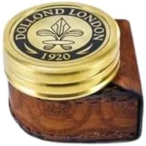 Dollond London 1920 Brass Compass with Engraved Leather Case