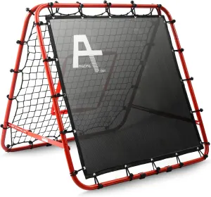 Double Sided Rebounder Net Soccer Training Equipment,Soccer Goal Kickback Target Adjustable for Kids Play Teaching Practise Equipment,Adjustable Portable Soccer Nets for Garden