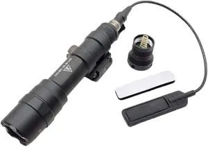 Dual Fuel Flashlight M600DF 1400 Lumens LED Weaponlight Picatinny Rail,Outdoor Hunting Flashlight,Black