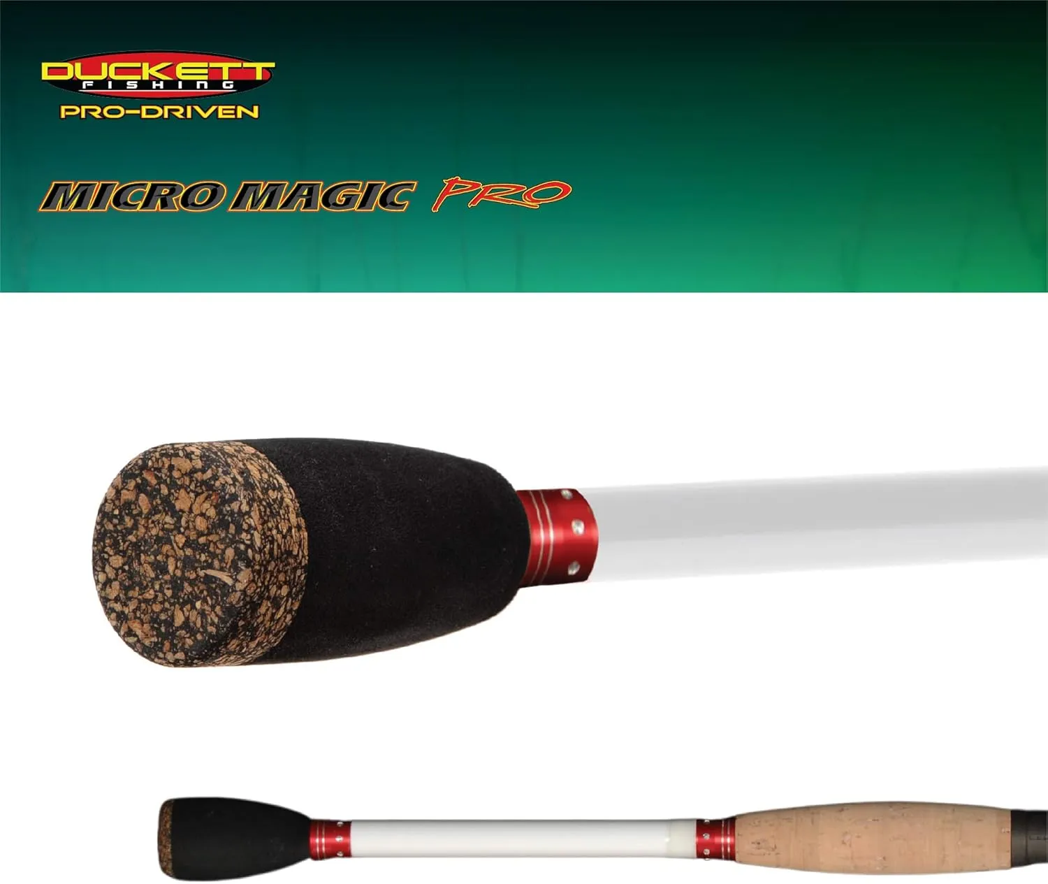 DUCKETT FISHING Micro Magic Pro Angling Fishing Rods | Micro-Guides, Sensi-Touch Blanks, Carbon Fiber Scrim - Available in Spinning, Casting & Crankin' Options